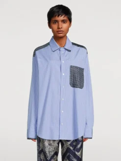 ALOTHO Shirt In Stripe Print