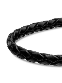 Armory® Bracelet In Brown Leather With Sterling Silver, 10.7mm