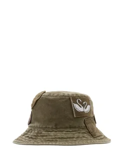 Badge Cotton Bucket Hat
