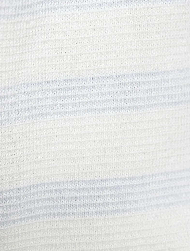 4-Bar Linen And Cotton Sweater