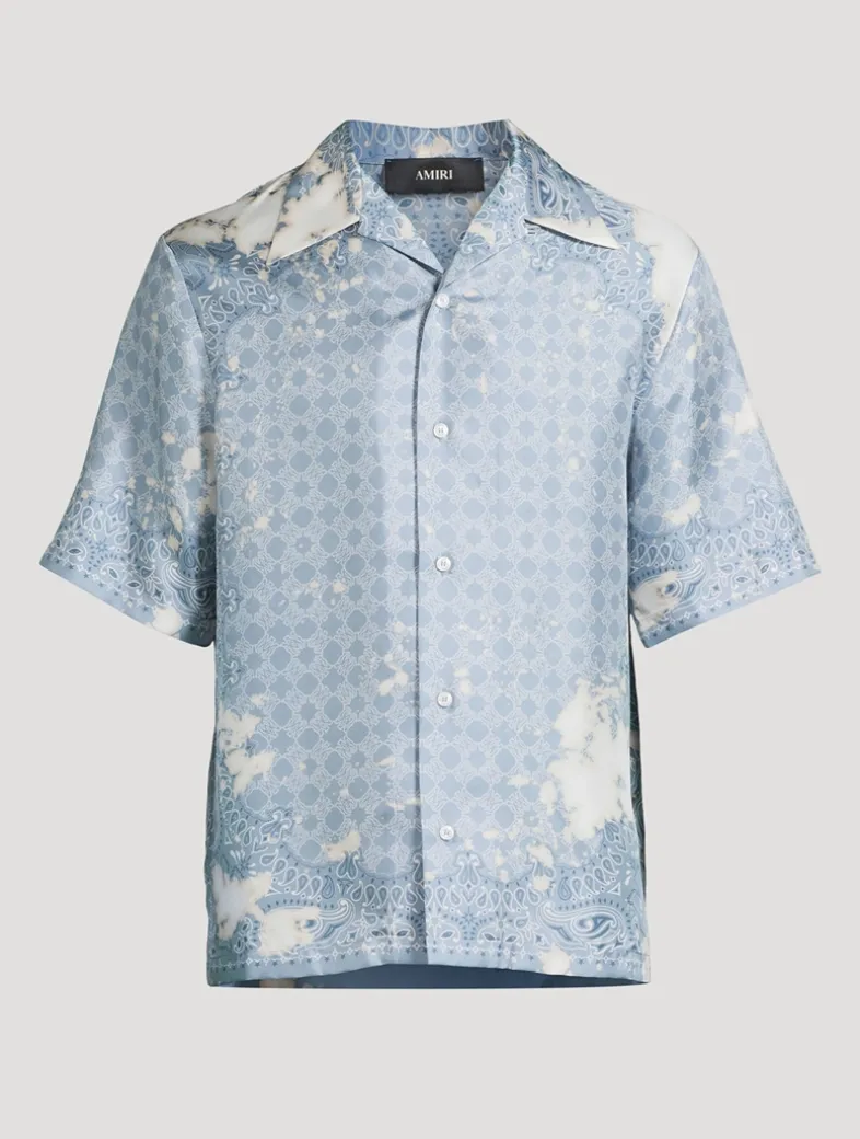Bleach Bandana Bowling Shirt