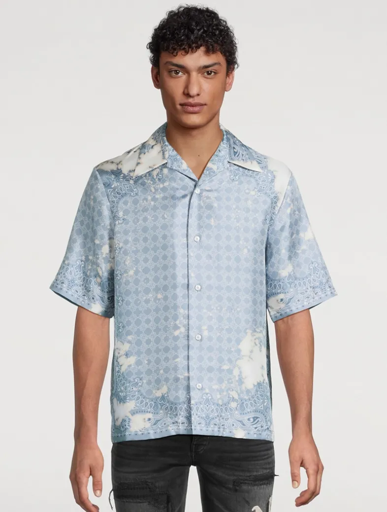 Bleach Bandana Bowling Shirt