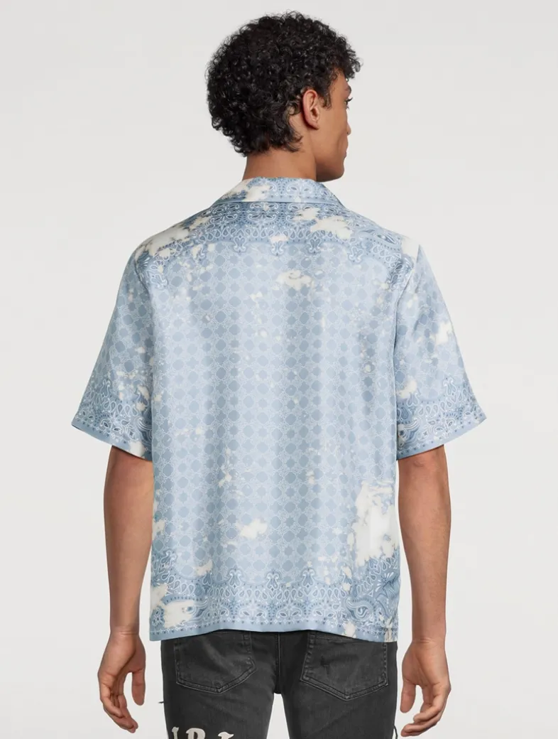 Bleach Bandana Bowling Shirt