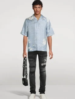 Bleach Bandana Bowling Shirt