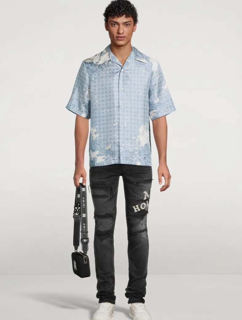 Bleach Bandana Bowling Shirt