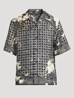 Bleach Bandana Bowling Shirt