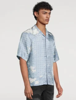Bleach Bandana Bowling Shirt