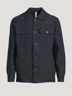 Boiled Wool Overshirt
