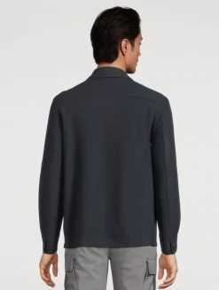Boiled Wool Overshirt
