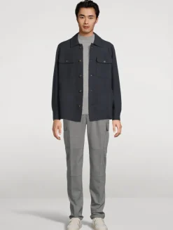 Boiled Wool Overshirt