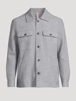 Boiled Wool Overshirt