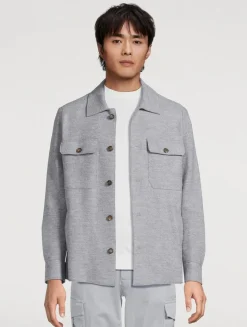 Boiled Wool Overshirt