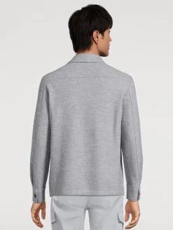 Boiled Wool Overshirt