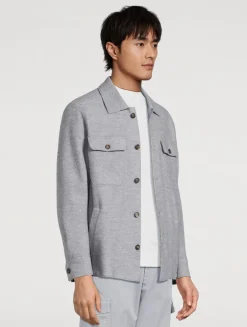 Boiled Wool Overshirt