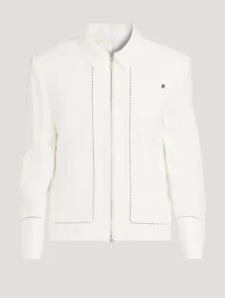 Border Zip Jacket