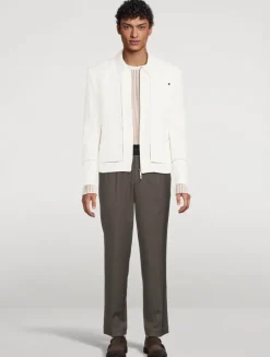 Border Zip Jacket