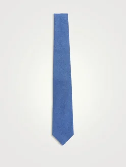 Bowman Silk And Cotton Tie