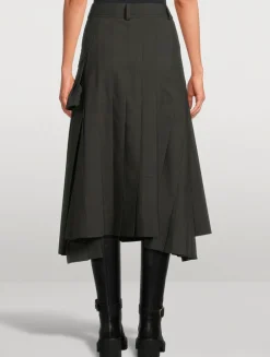 Cargo Midi Skirt