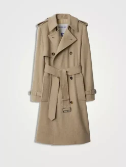 Cashmere Trench Coat