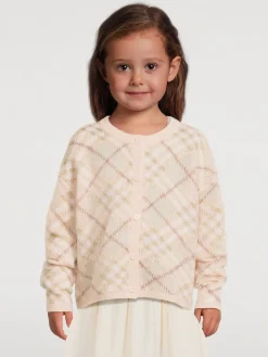 Check Alpaca And Silk-Blend Cardigan