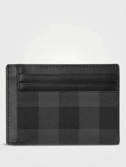 Check Money Clip Card Case