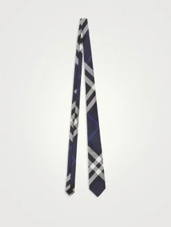 Check Silk Tie
