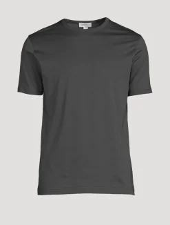 Classic Cotton T-Shirt With Tipping