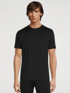 Classic Cotton T-Shirt With Tipping