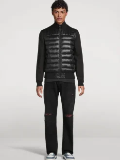COLLIN-R Nano Down Bomber Jacket
