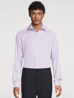 Contemporary-Fit Fine Poplin Shirt