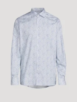 Contemporary-Fit Shirt In Signature Motif Print