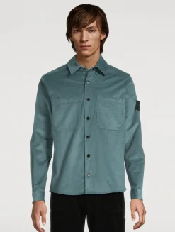 Corduroy Long-Sleeve Shirt