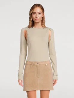 Cut-Out Sweater