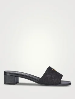 Embroidered Mules
