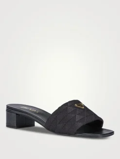 Embroidered Mules