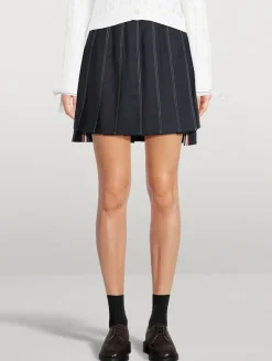 Fresco Pleated Mini Skirt