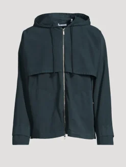 Garment-Dyed Windbreaker Jacket
