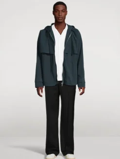 Garment-Dyed Windbreaker Jacket
