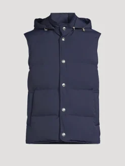 Hooded Down Vest