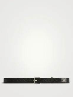Intrecciato Stamp Belt