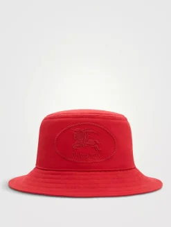 Knight Stamp Gabardine Bucket Hat