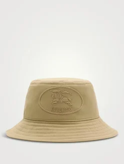 Knight Stamp Gabardine Bucket Hat