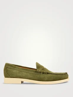 Larson Easy Weejuns Oiled Suede Loafers