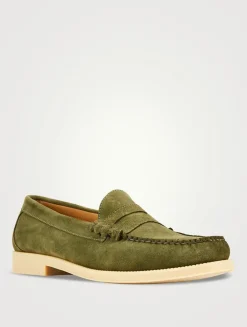 Larson Easy Weejuns Oiled Suede Loafers