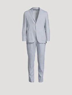 Linen And Wool Two-Piece Suit
