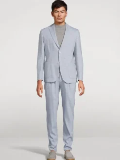 Linen And Wool Two-Piece Suit