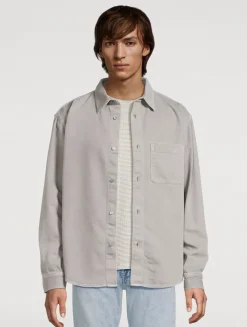 Modern Cotton-Blend Shirt