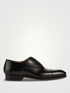 Naxos Leather Cap Toe Shoes