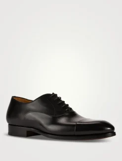 Naxos Leather Cap Toe Shoes