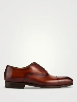 Naxos Leather Cap Toe Shoes
